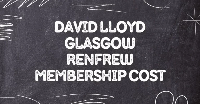 David Lloyd Glasgow Renfrew Membership Cost GymMembershipFees.Uk is not associated with David Lloyd Gym