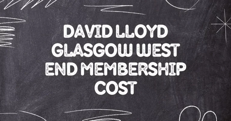 David Lloyd Glasgow West End Membership Cost GymMembershipFees.Uk is not associated with David Lloyd Gym